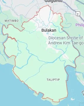Map of Bulacan province, Philippines